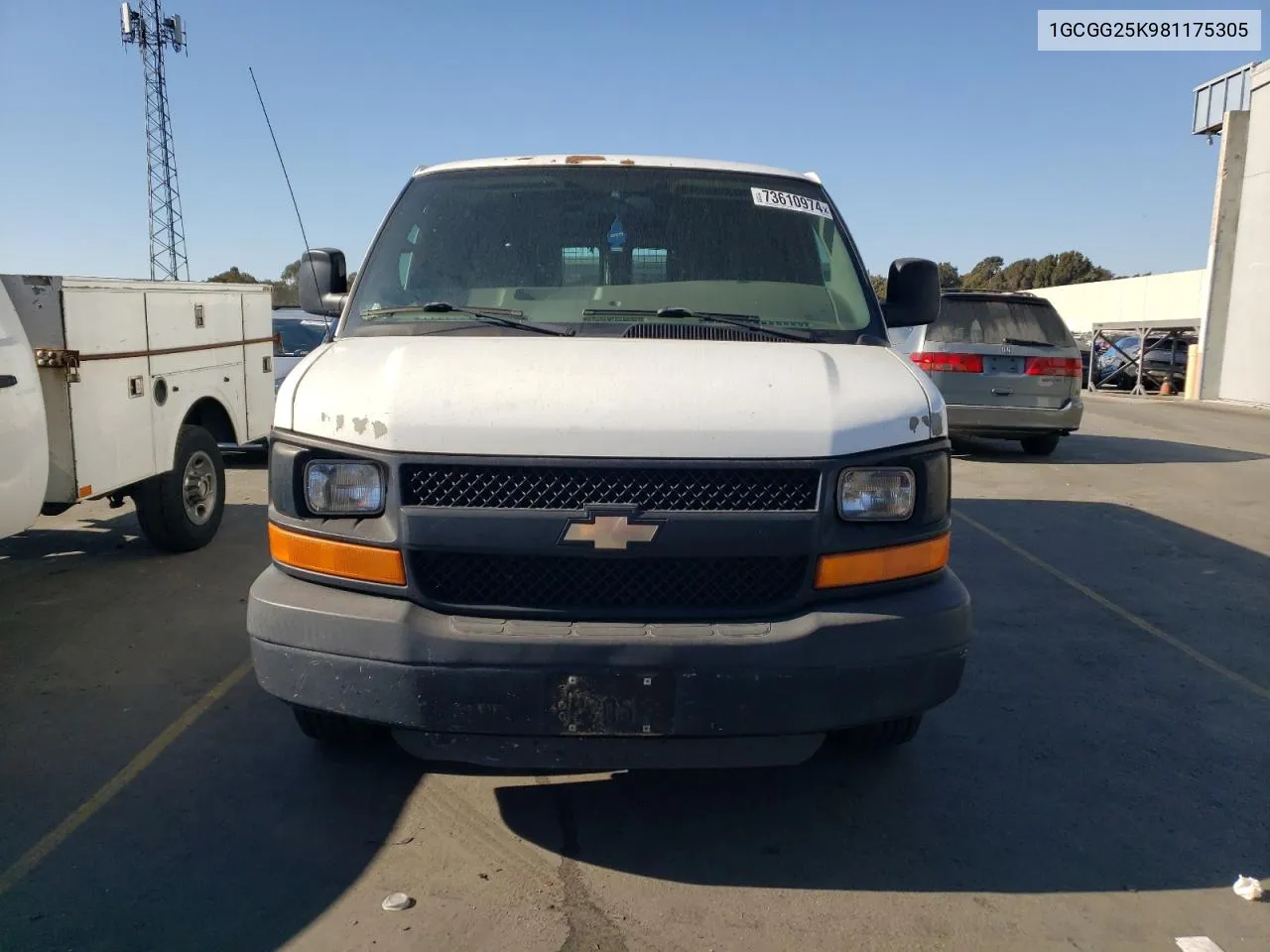 2008 Chevrolet Express G2500 VIN: 1GCGG25K981175305 Lot: 73610974