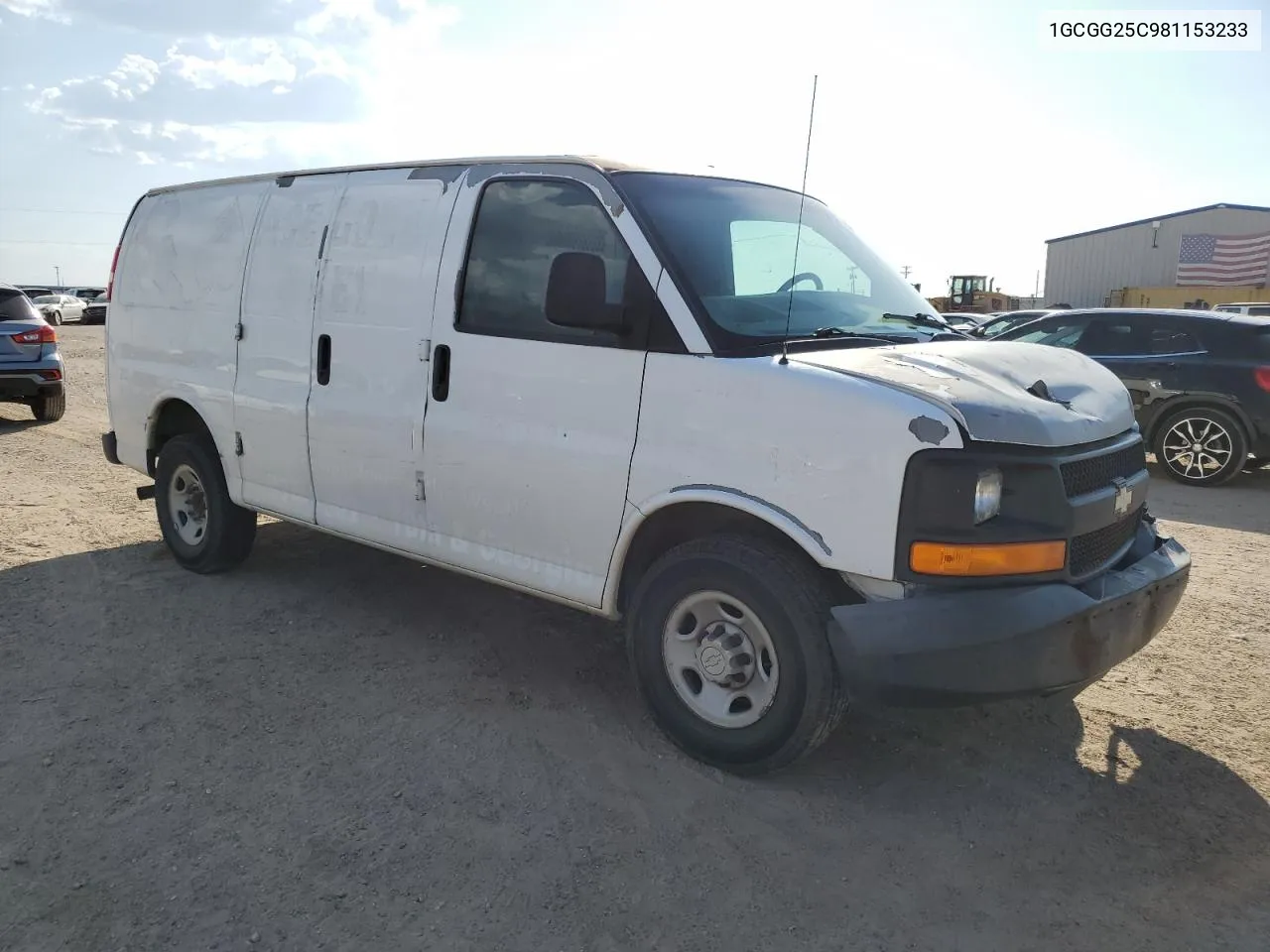 2008 Chevrolet Express G2500 VIN: 1GCGG25C981153233 Lot: 75622054