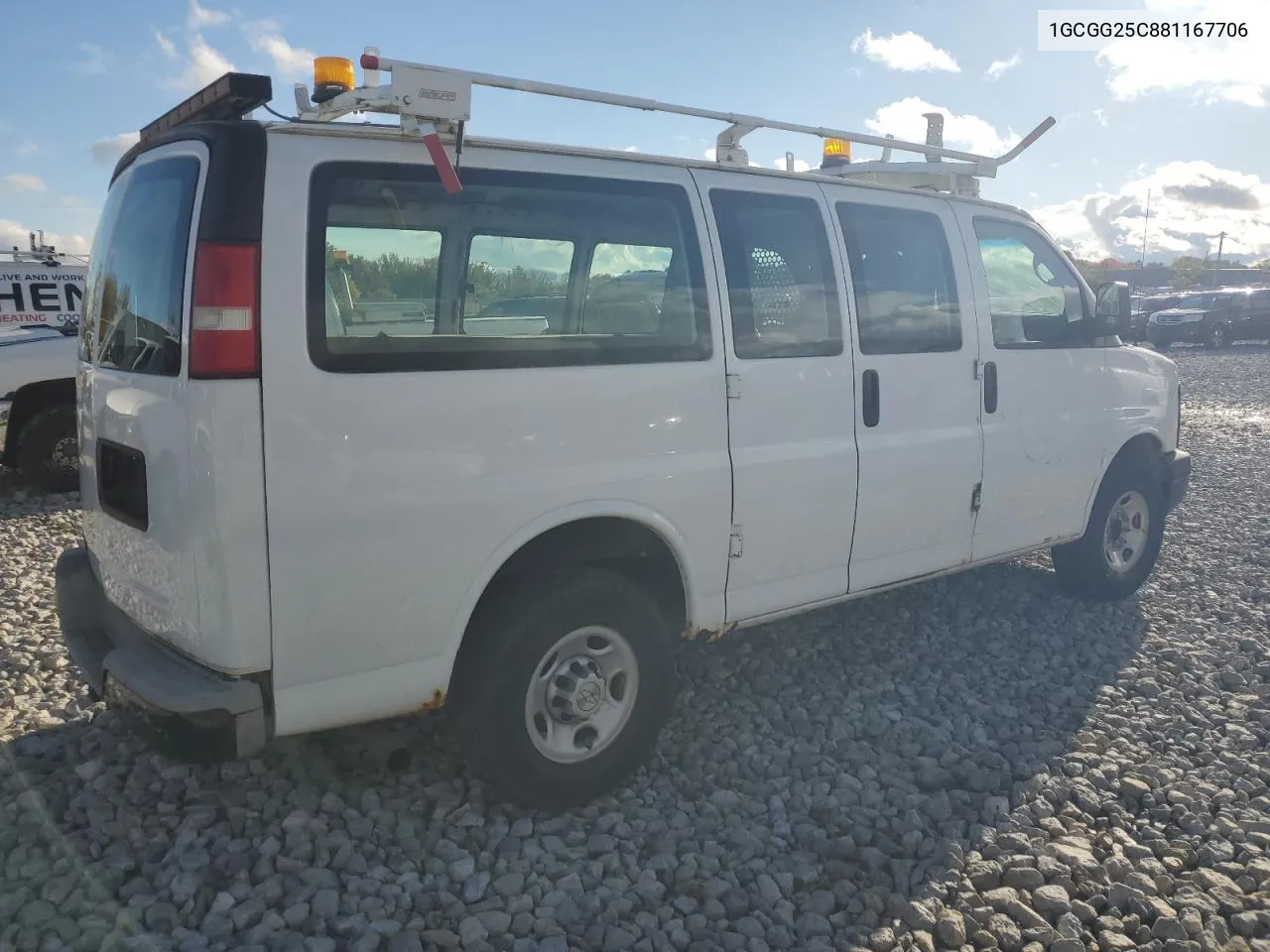 2008 Chevrolet Express G2500 VIN: 1GCGG25C881167706 Lot: 75849244