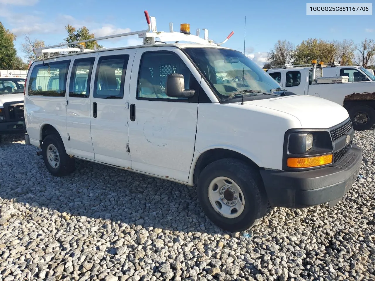 1GCGG25C881167706 2008 Chevrolet Express G2500