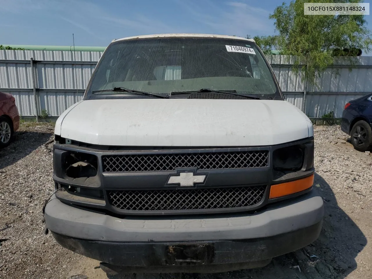 2008 Chevrolet Express G1500 VIN: 1GCFG15X881148324 Lot: 75965434