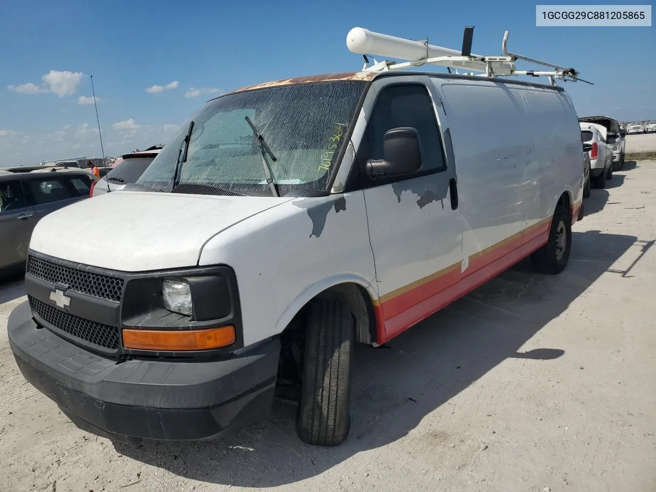 2008 Chevrolet Express G2500 VIN: 1GCGG29C881205865 Lot: 76195364