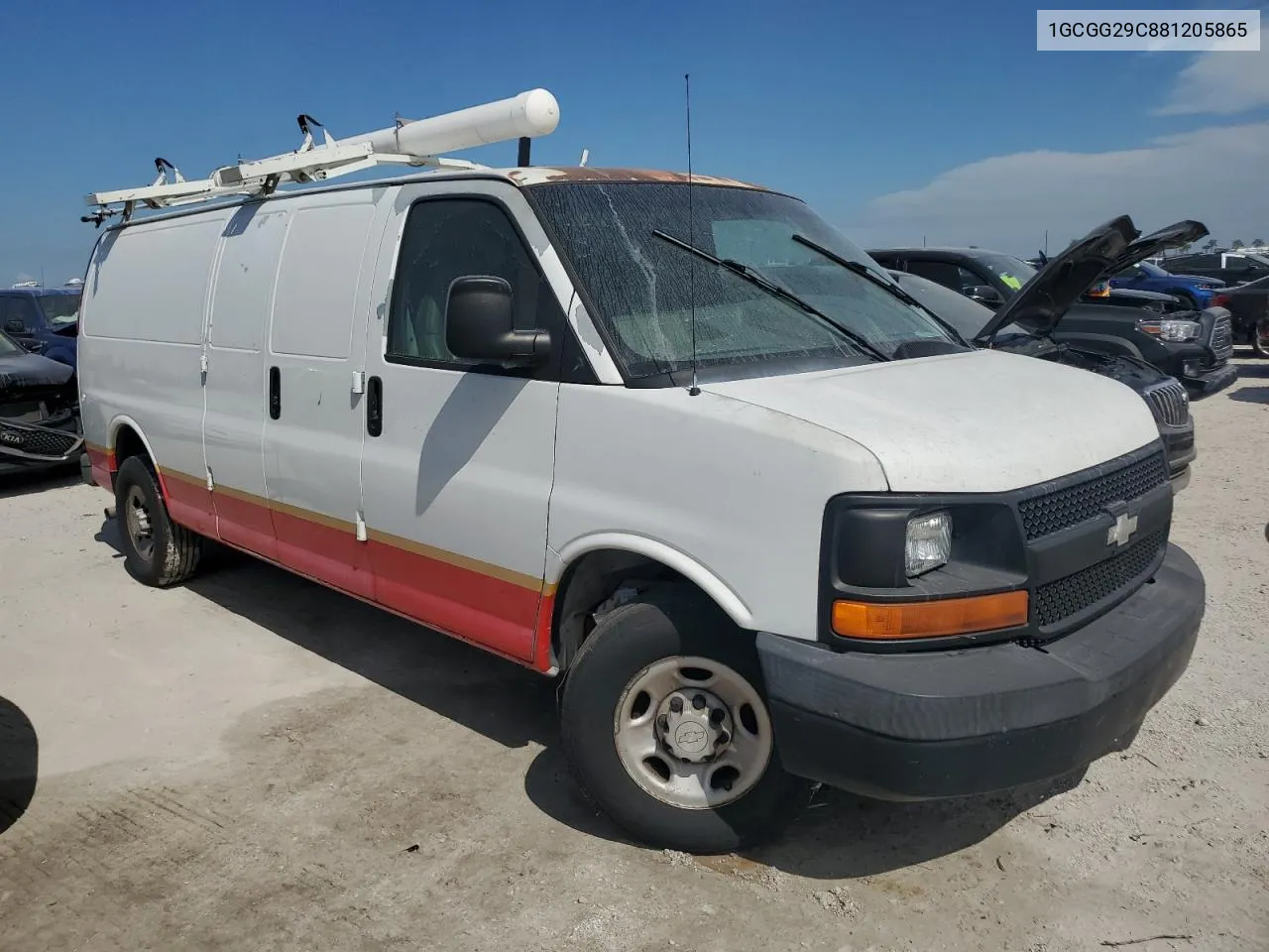 2008 Chevrolet Express G2500 VIN: 1GCGG29C881205865 Lot: 76195364