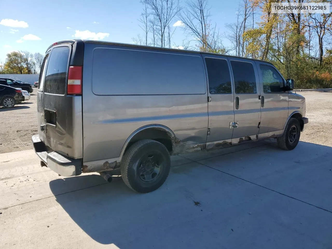 2008 Chevrolet Express G3500 VIN: 1GCHG39K681122985 Lot: 76488734