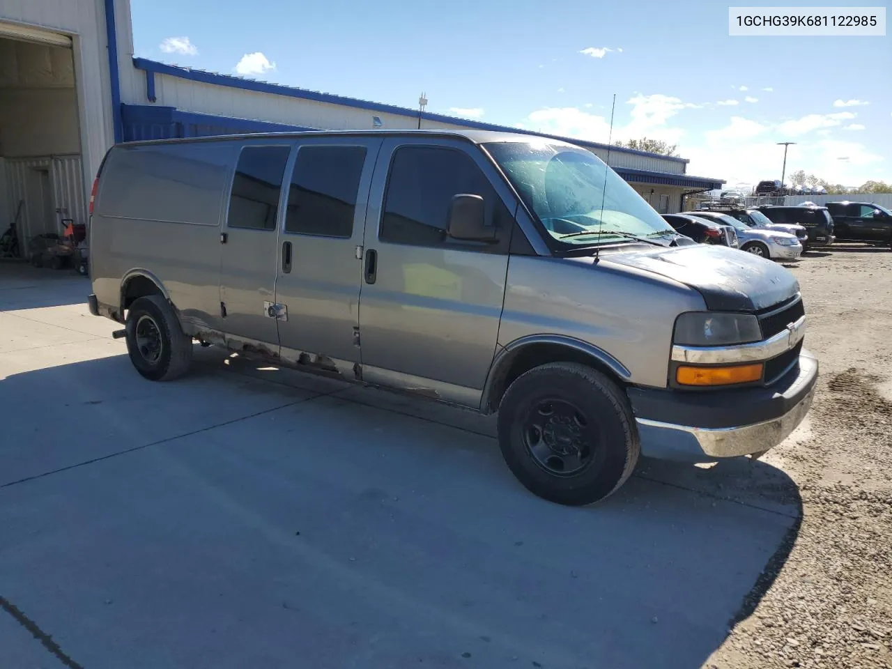 2008 Chevrolet Express G3500 VIN: 1GCHG39K681122985 Lot: 76488734