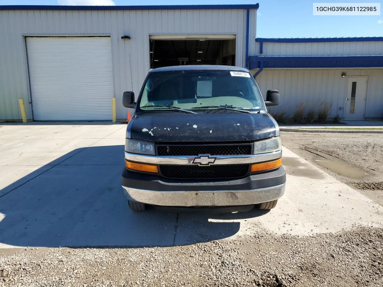 2008 Chevrolet Express G3500 VIN: 1GCHG39K681122985 Lot: 76488734