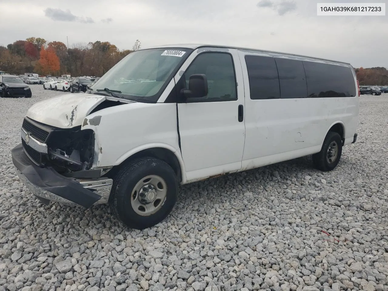 2008 Chevrolet Express G3500 VIN: 1GAHG39K681217233 Lot: 76553804