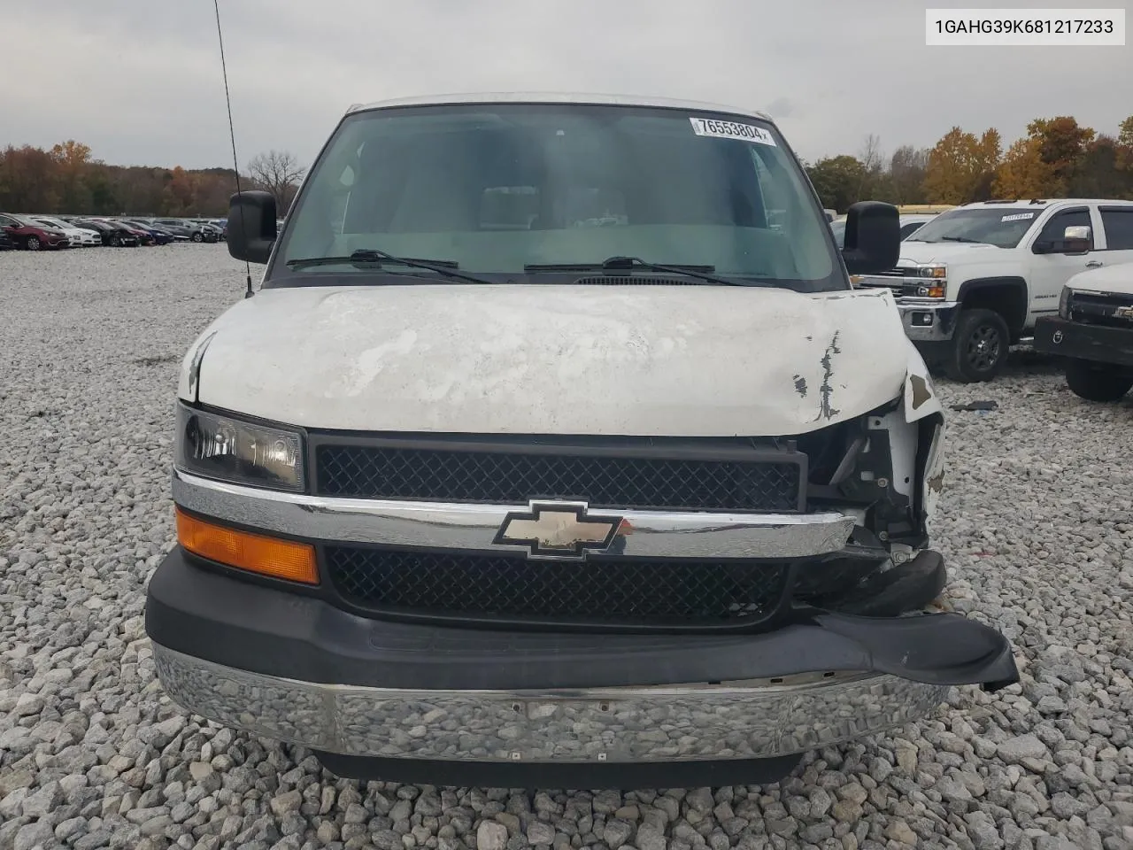 2008 Chevrolet Express G3500 VIN: 1GAHG39K681217233 Lot: 76553804