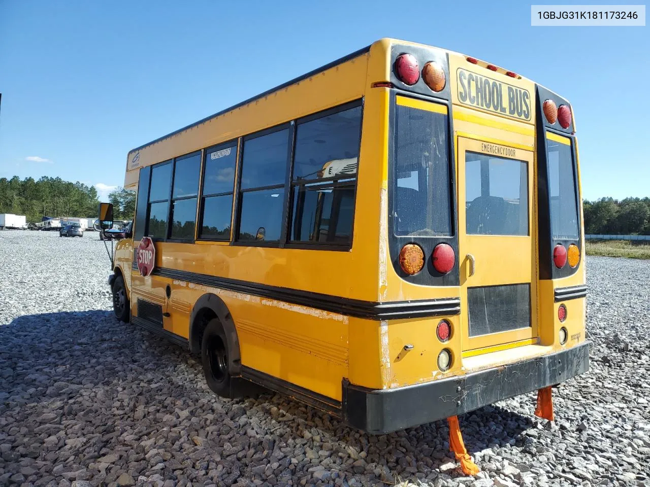 2008 Chevrolet Express G3500 VIN: 1GBJG31K181173246 Lot: 76767254