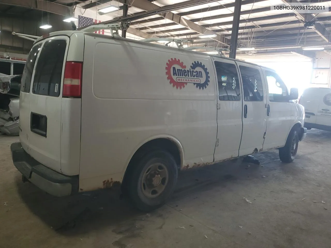 2008 Chevrolet Express G3500 VIN: 1GBHG39K981220011 Lot: 77036114