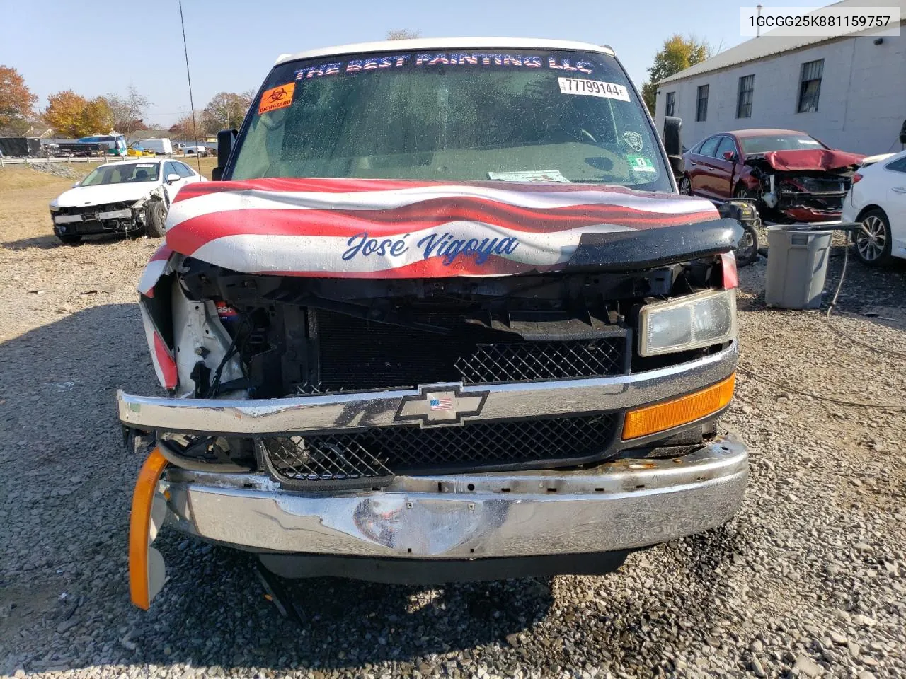 1GCGG25K881159757 2008 Chevrolet Express G2500