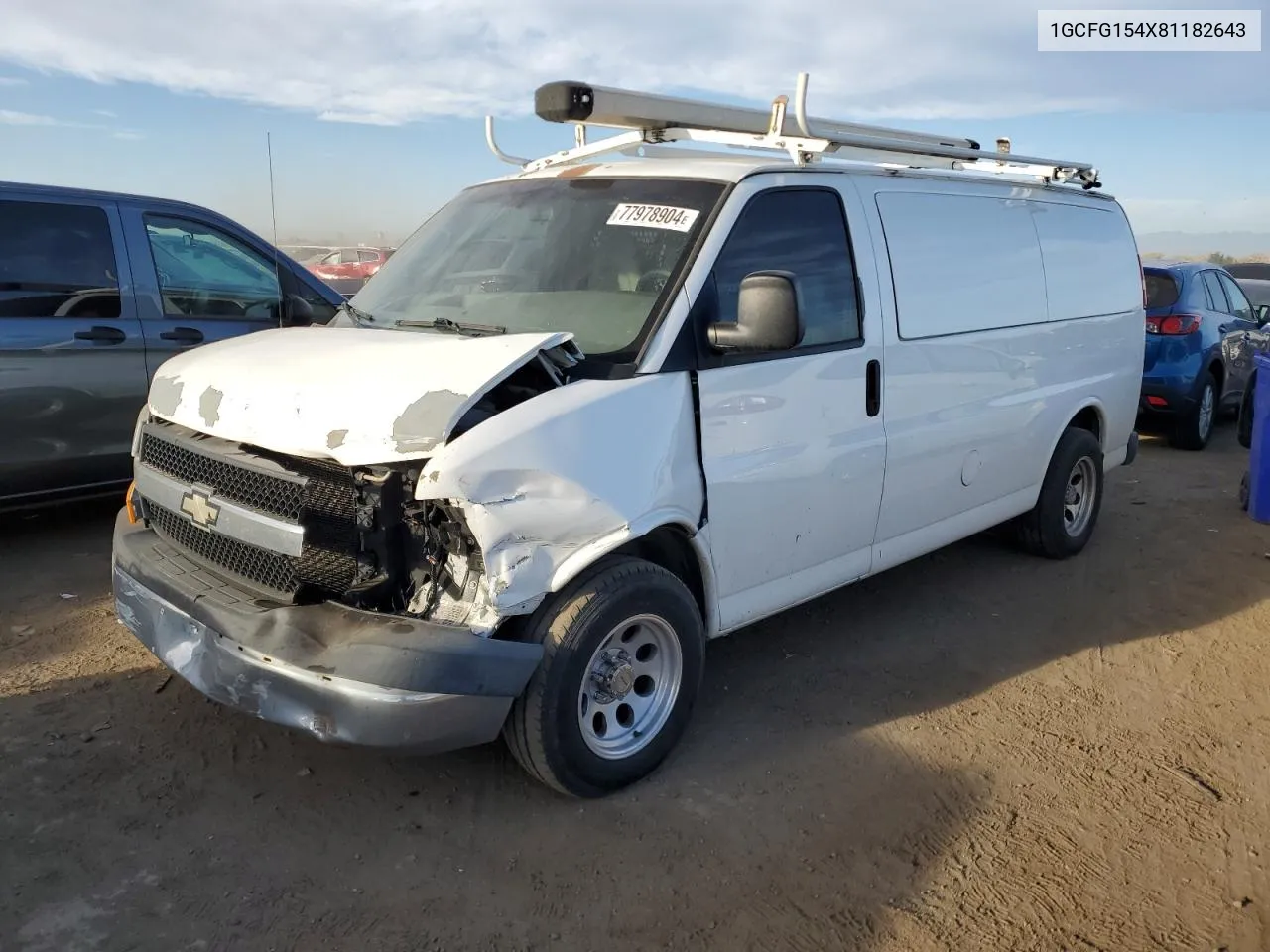 1GCFG154X81182643 2008 Chevrolet Express G1500