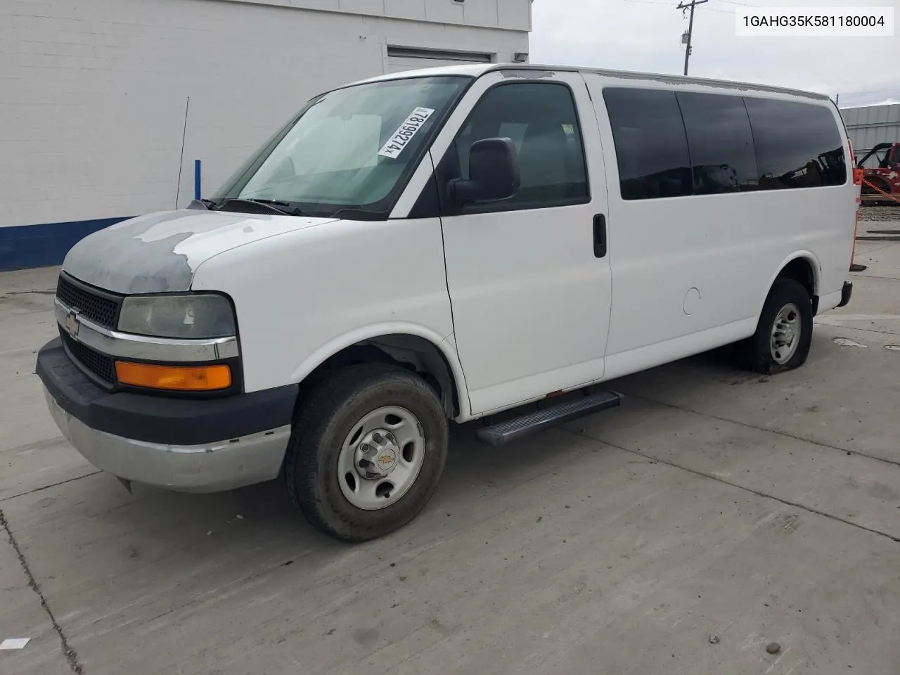 2008 Chevrolet Express G3500 VIN: 1GAHG35K581180004 Lot: 78199274