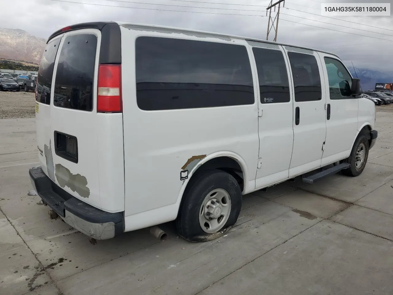 2008 Chevrolet Express G3500 VIN: 1GAHG35K581180004 Lot: 78199274