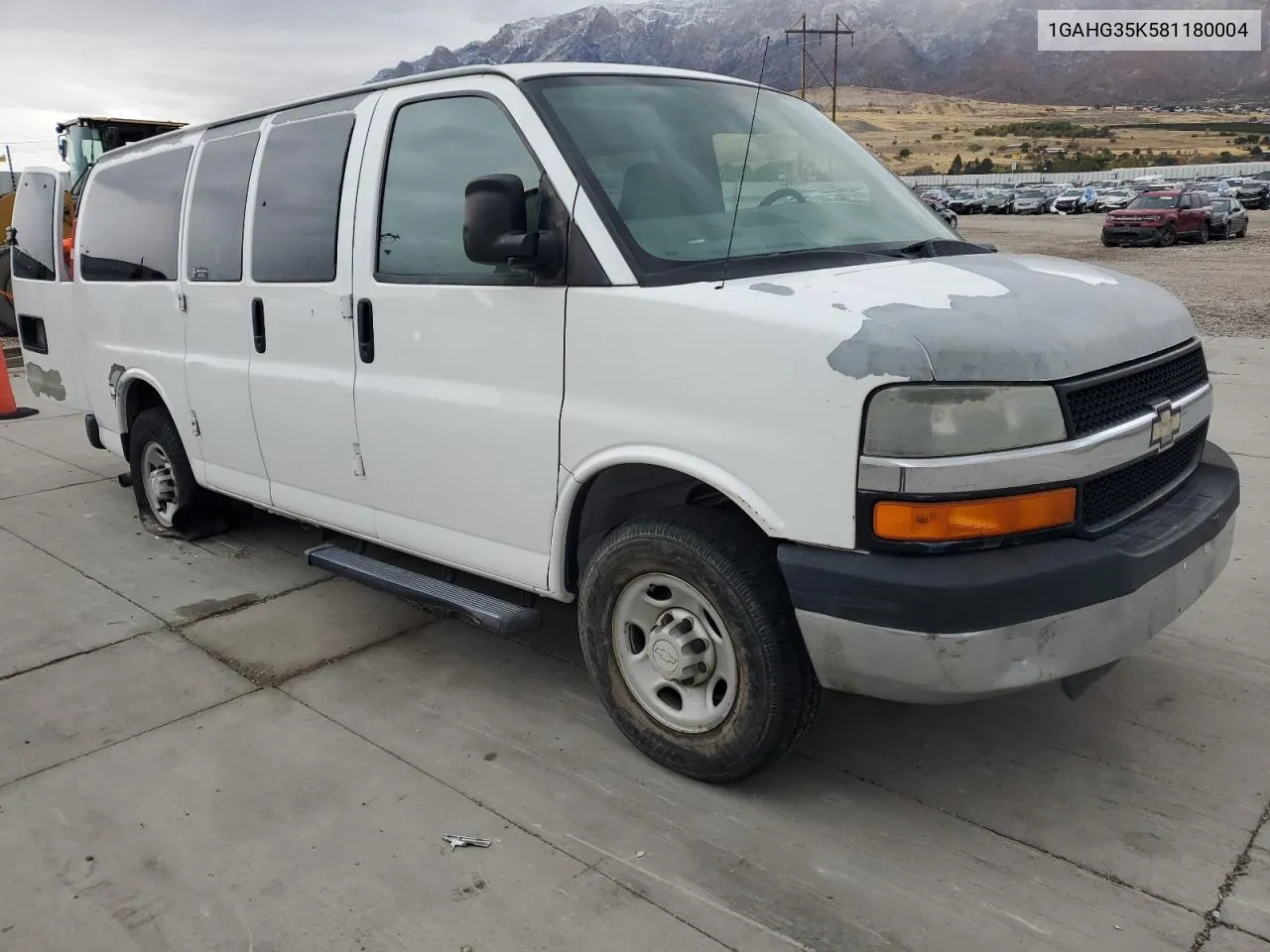 2008 Chevrolet Express G3500 VIN: 1GAHG35K581180004 Lot: 78199274