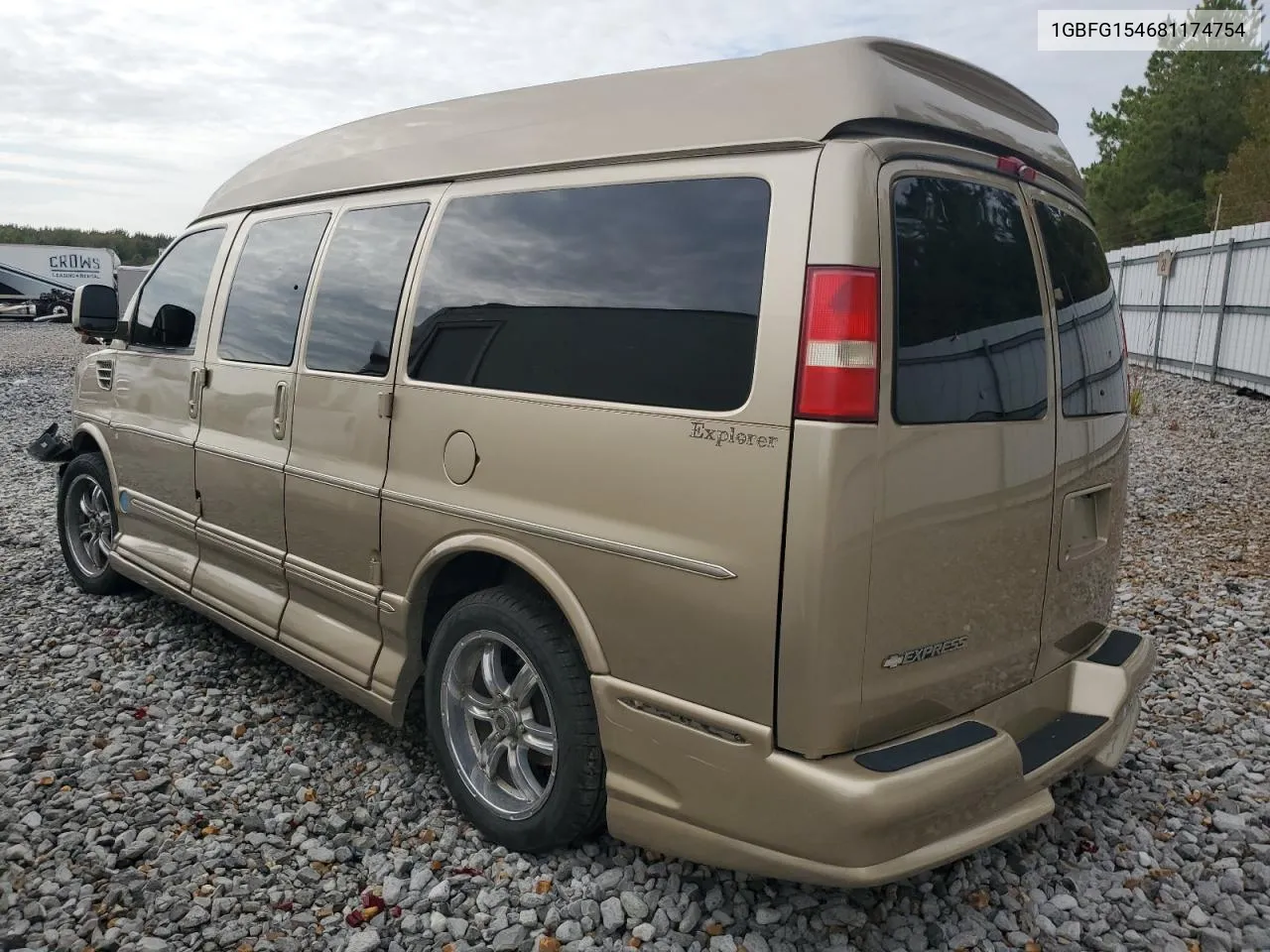 2008 Chevrolet Express G1500 VIN: 1GBFG154681174754 Lot: 78614944