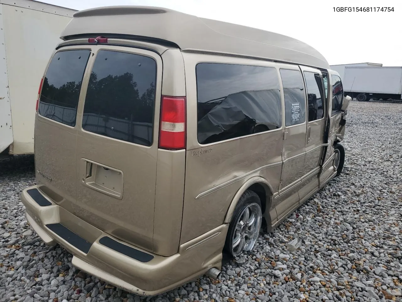 2008 Chevrolet Express G1500 VIN: 1GBFG154681174754 Lot: 78614944