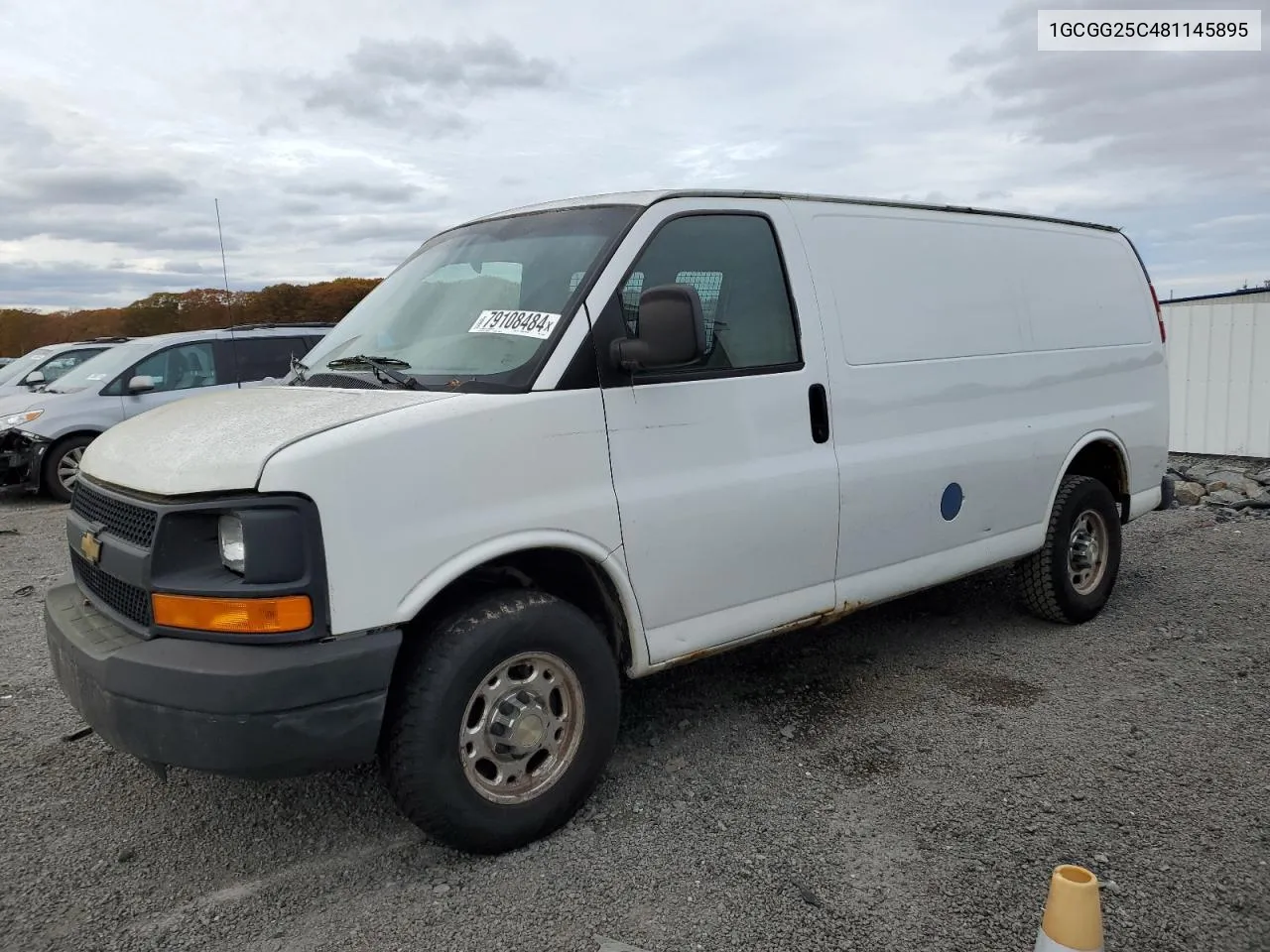 2008 Chevrolet Express G2500 VIN: 1GCGG25C481145895 Lot: 79108484