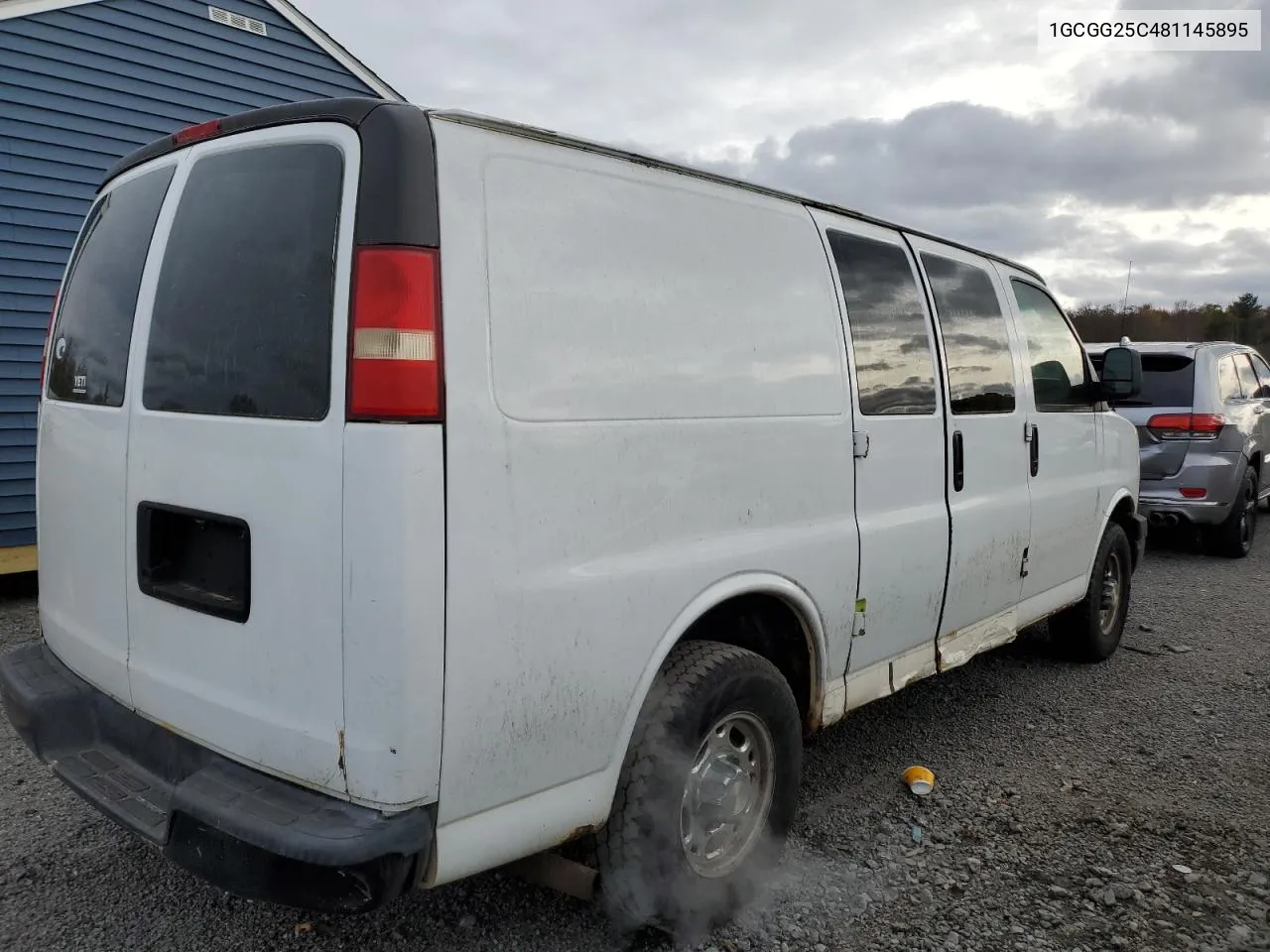 2008 Chevrolet Express G2500 VIN: 1GCGG25C481145895 Lot: 79108484