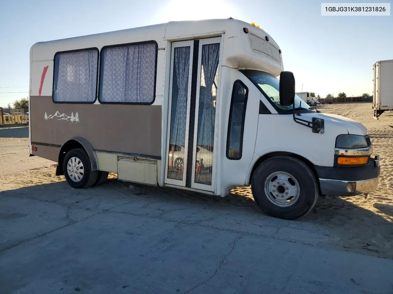 2008 Chevrolet Express G3500 VIN: 1GBJG31K381231826 Lot: 79863164