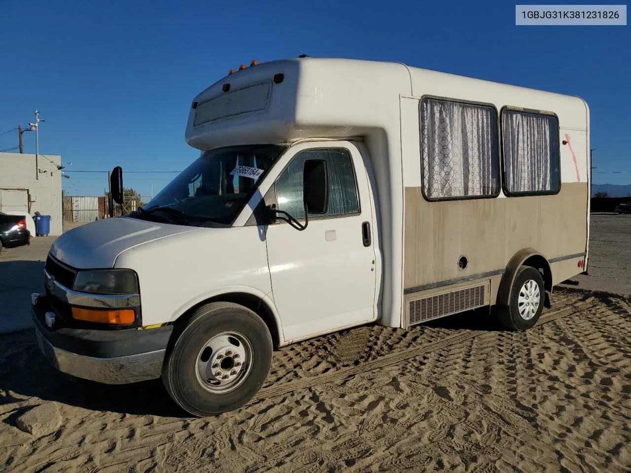 2008 Chevrolet Express G3500 VIN: 1GBJG31K381231826 Lot: 79863164