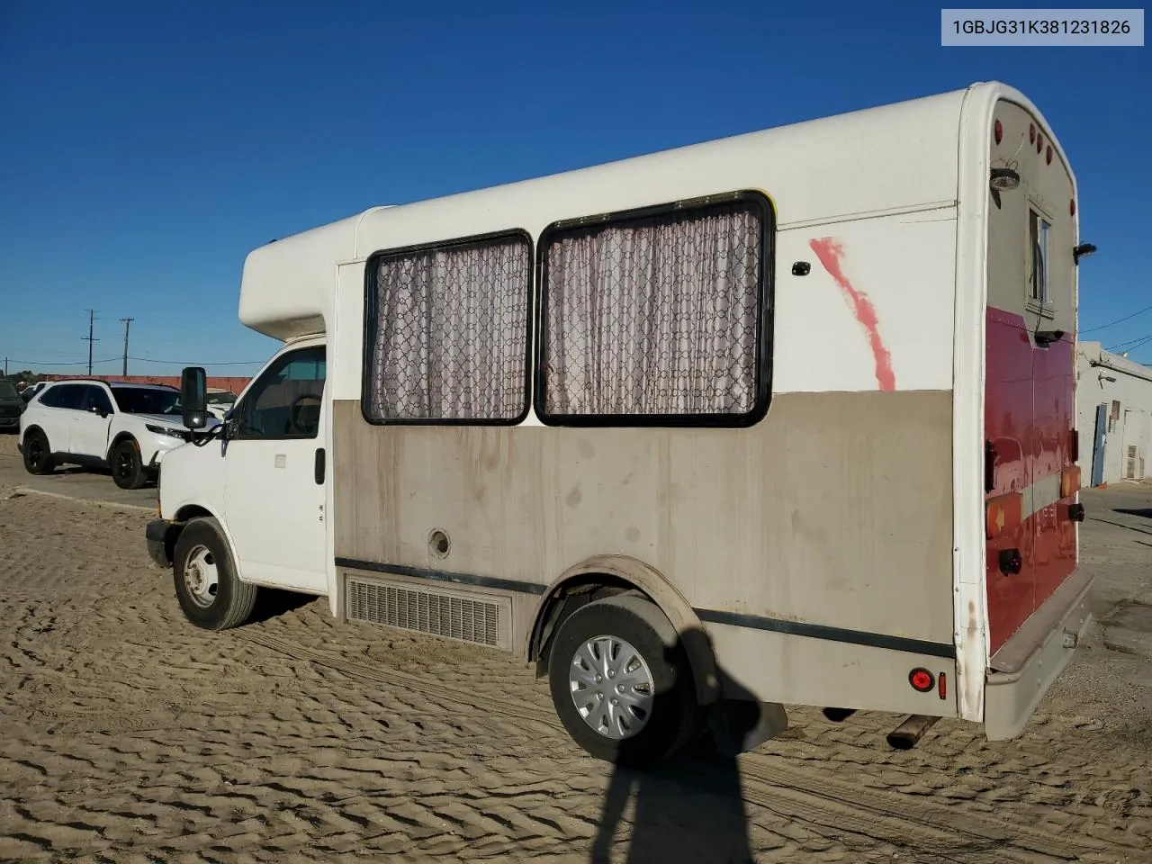 2008 Chevrolet Express G3500 VIN: 1GBJG31K381231826 Lot: 79863164