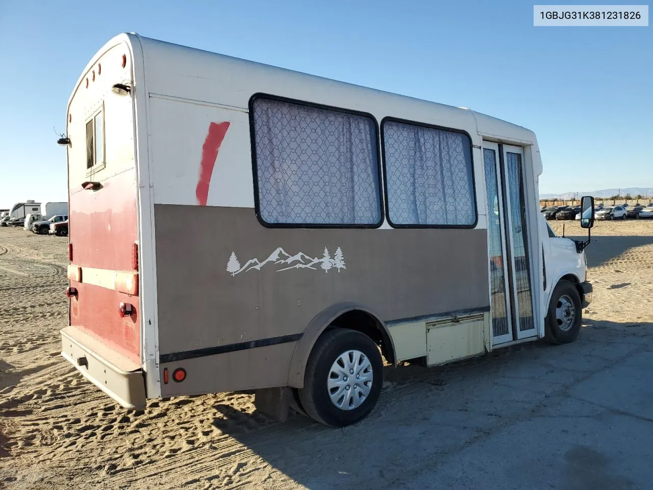 2008 Chevrolet Express G3500 VIN: 1GBJG31K381231826 Lot: 79863164