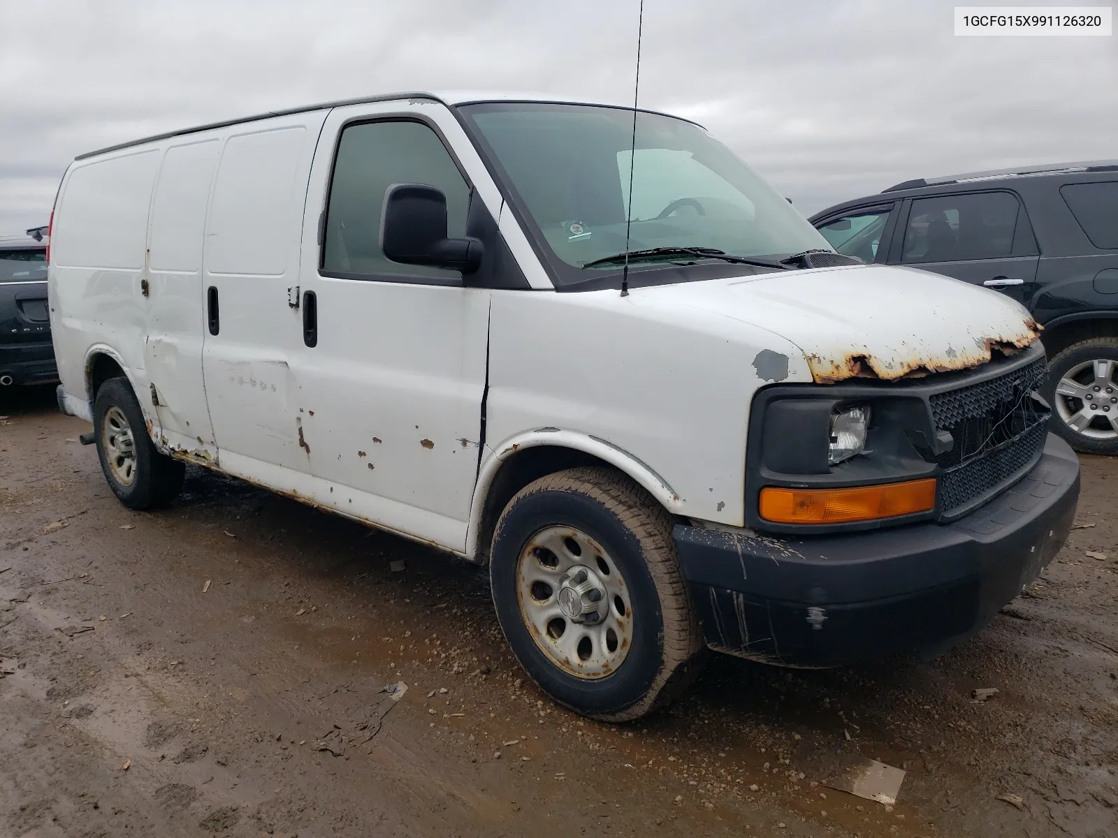 2009 Chevrolet Express G1500 VIN: 1GCFG15X991126320 Lot: 45118794