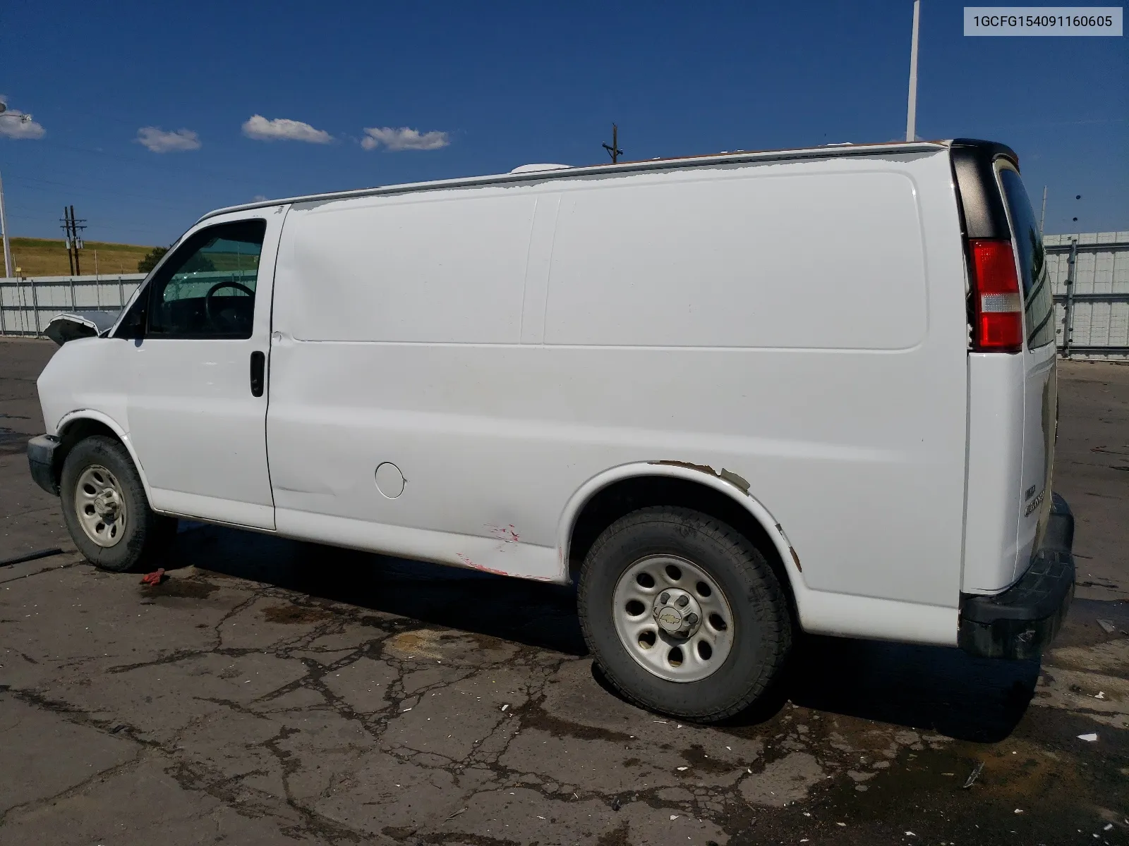 2009 Chevrolet Express G1500 VIN: 1GCFG154091160605 Lot: 62176684