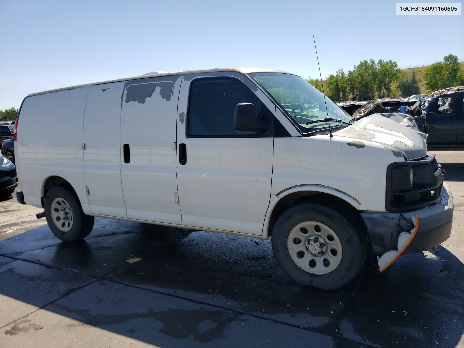 2009 Chevrolet Express G1500 VIN: 1GCFG154091160605 Lot: 62176684