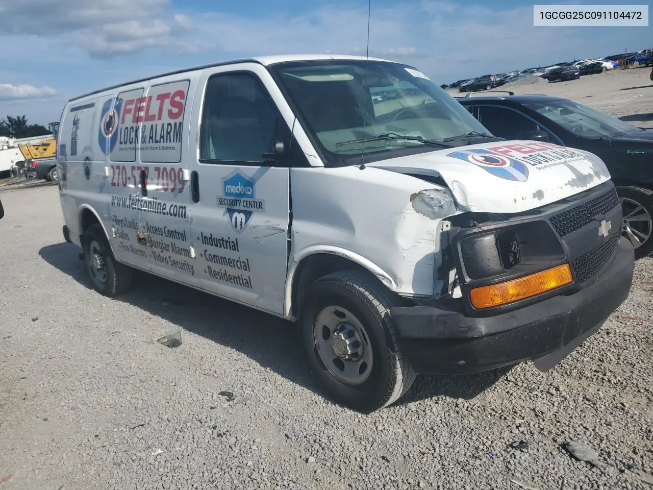 2009 Chevrolet Express G2500 VIN: 1GCGG25C091104472 Lot: 66290704