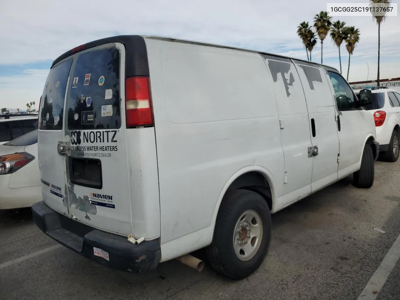 2009 Chevrolet Express G2500 VIN: 1GCGG25C191137657 Lot: 66529844