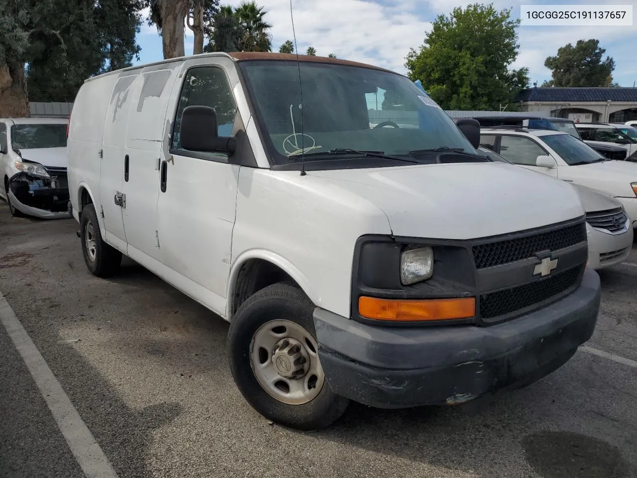 2009 Chevrolet Express G2500 VIN: 1GCGG25C191137657 Lot: 66529844