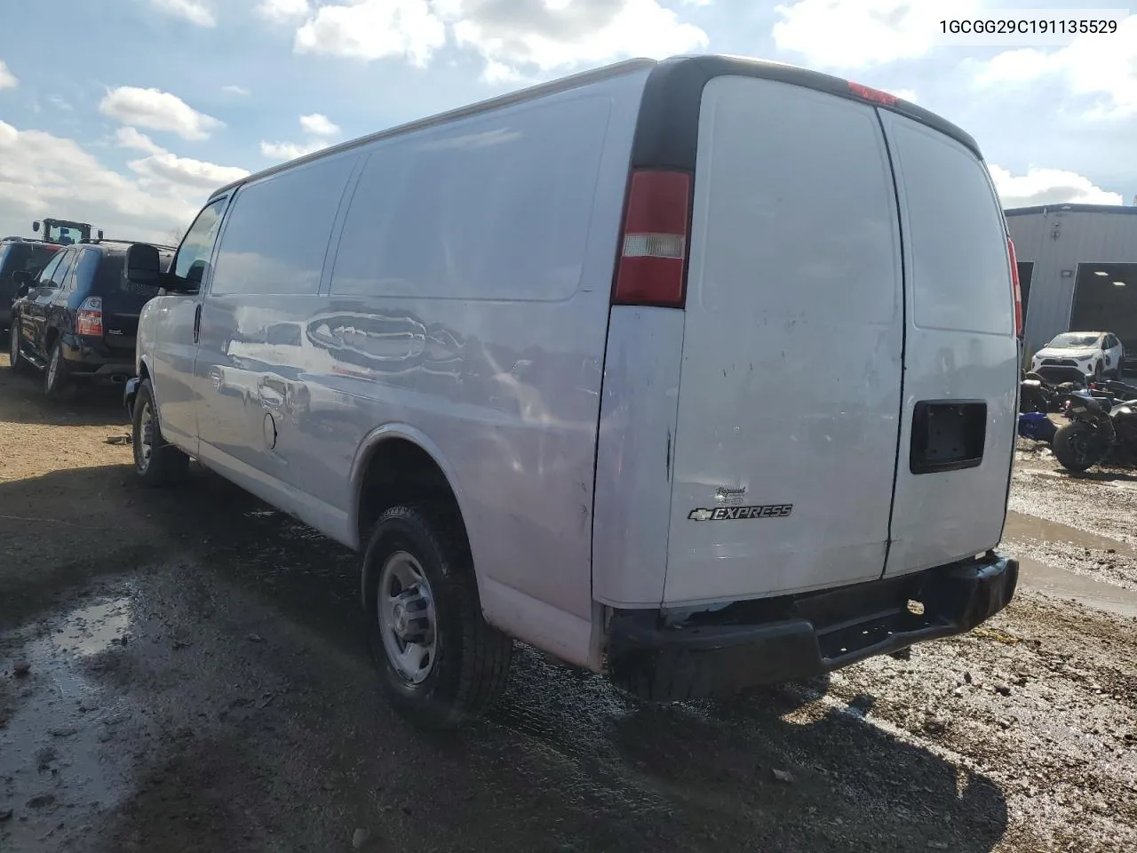 2009 Chevrolet Express G2500 VIN: 1GCGG29C191135529 Lot: 72568744