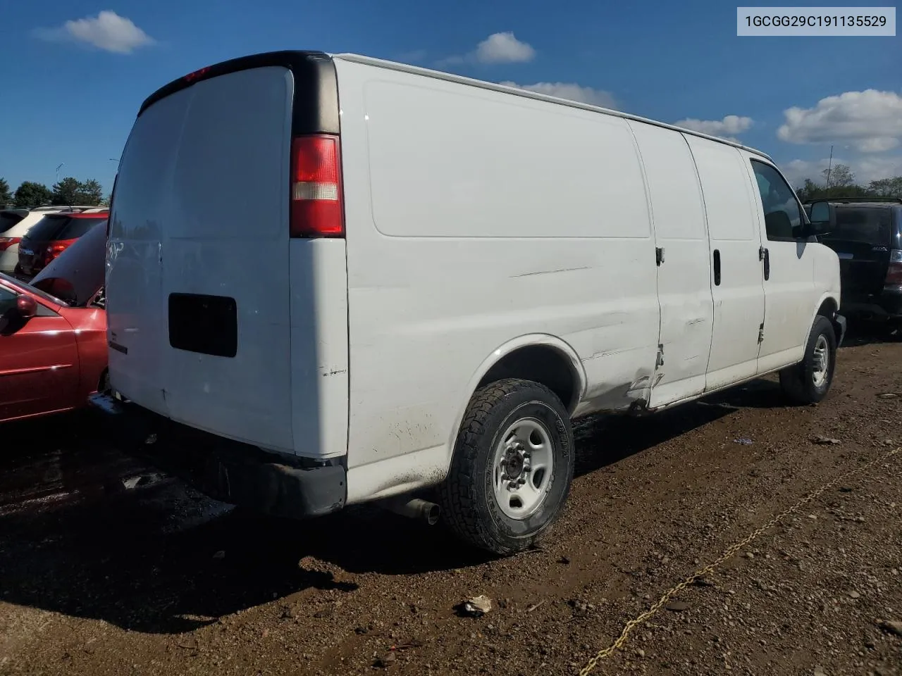 2009 Chevrolet Express G2500 VIN: 1GCGG29C191135529 Lot: 72568744