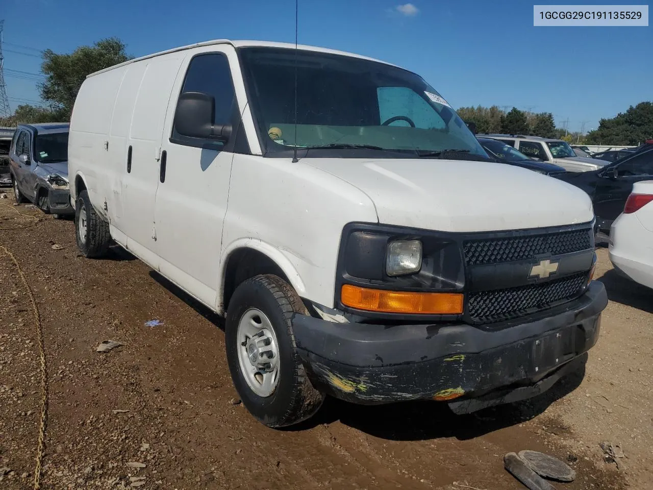 2009 Chevrolet Express G2500 VIN: 1GCGG29C191135529 Lot: 72568744