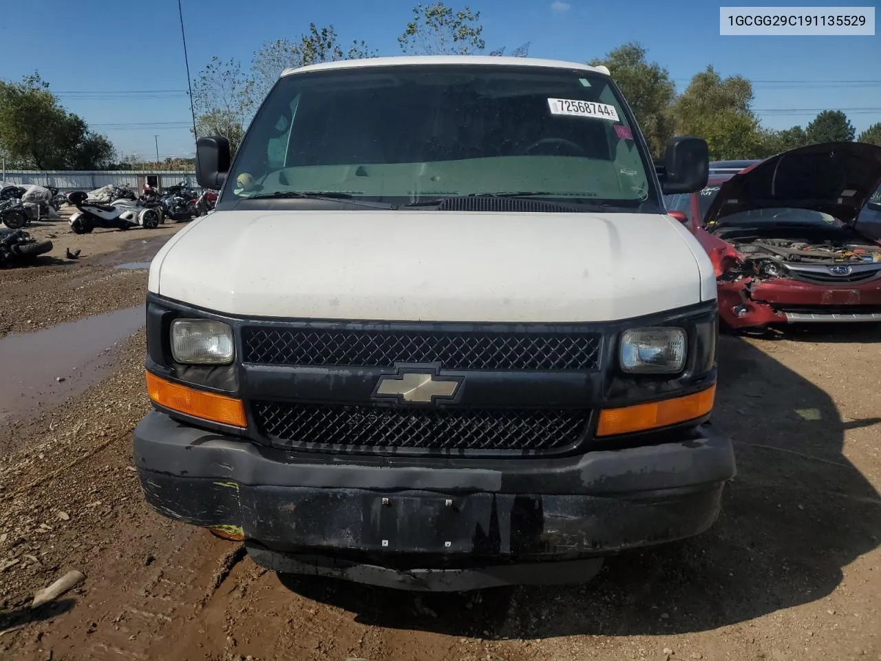 2009 Chevrolet Express G2500 VIN: 1GCGG29C191135529 Lot: 72568744