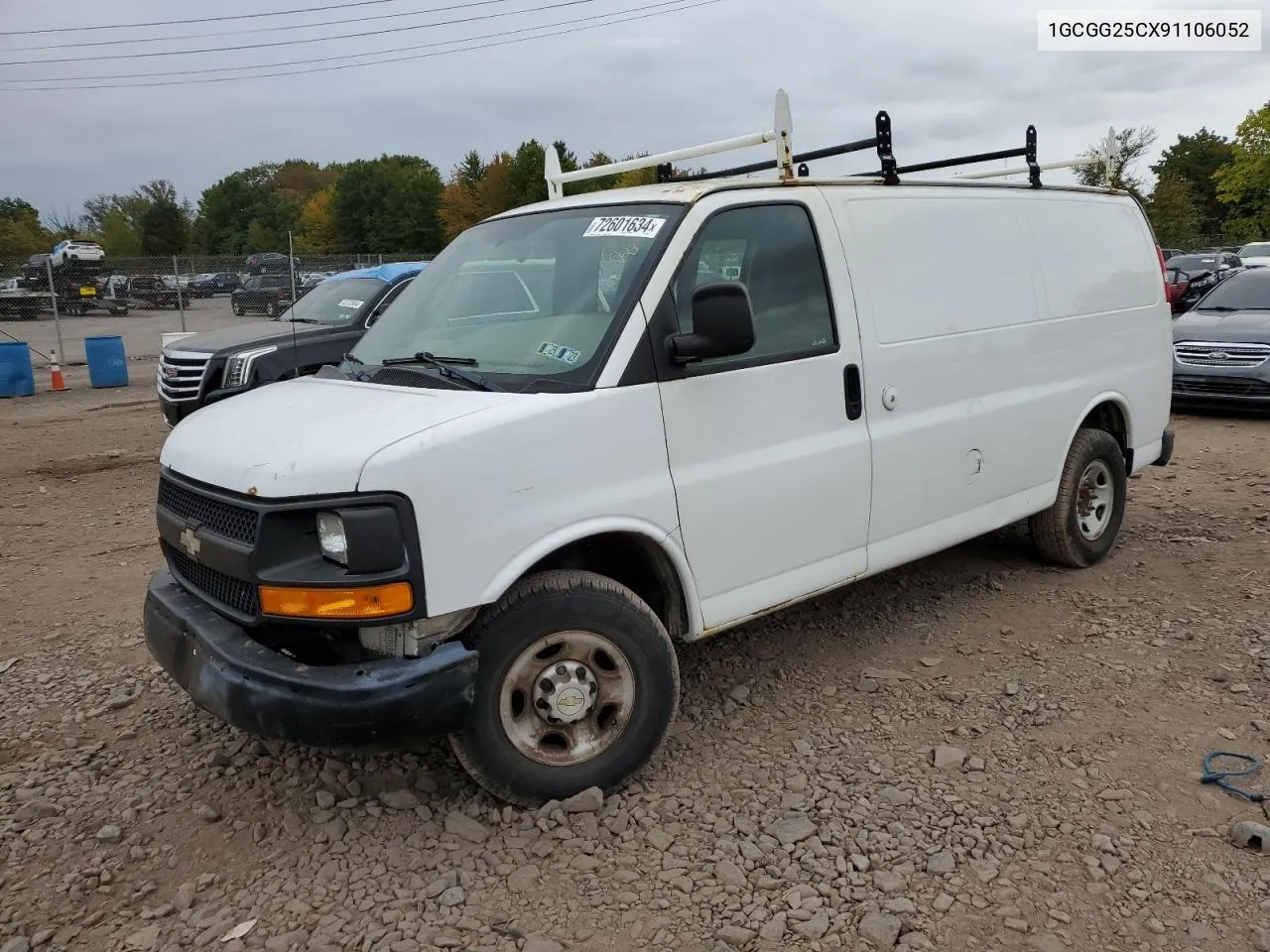 2009 Chevrolet Express G2500 VIN: 1GCGG25CX91106052 Lot: 72601634