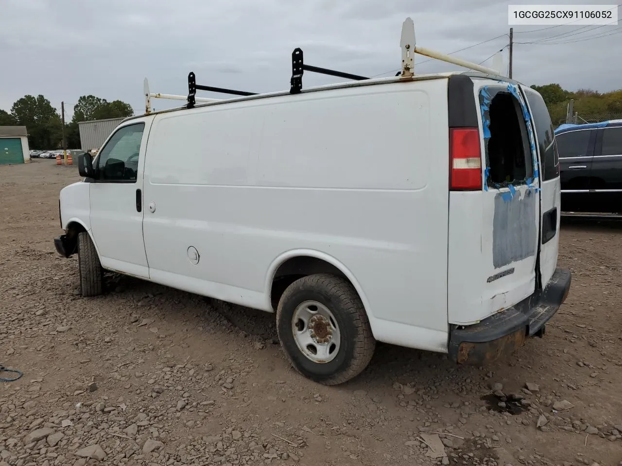 2009 Chevrolet Express G2500 VIN: 1GCGG25CX91106052 Lot: 72601634