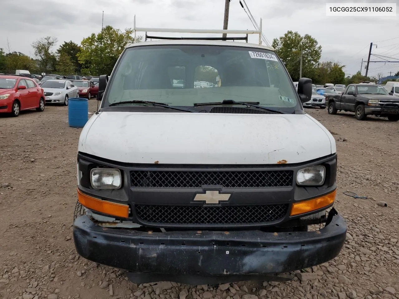 2009 Chevrolet Express G2500 VIN: 1GCGG25CX91106052 Lot: 72601634