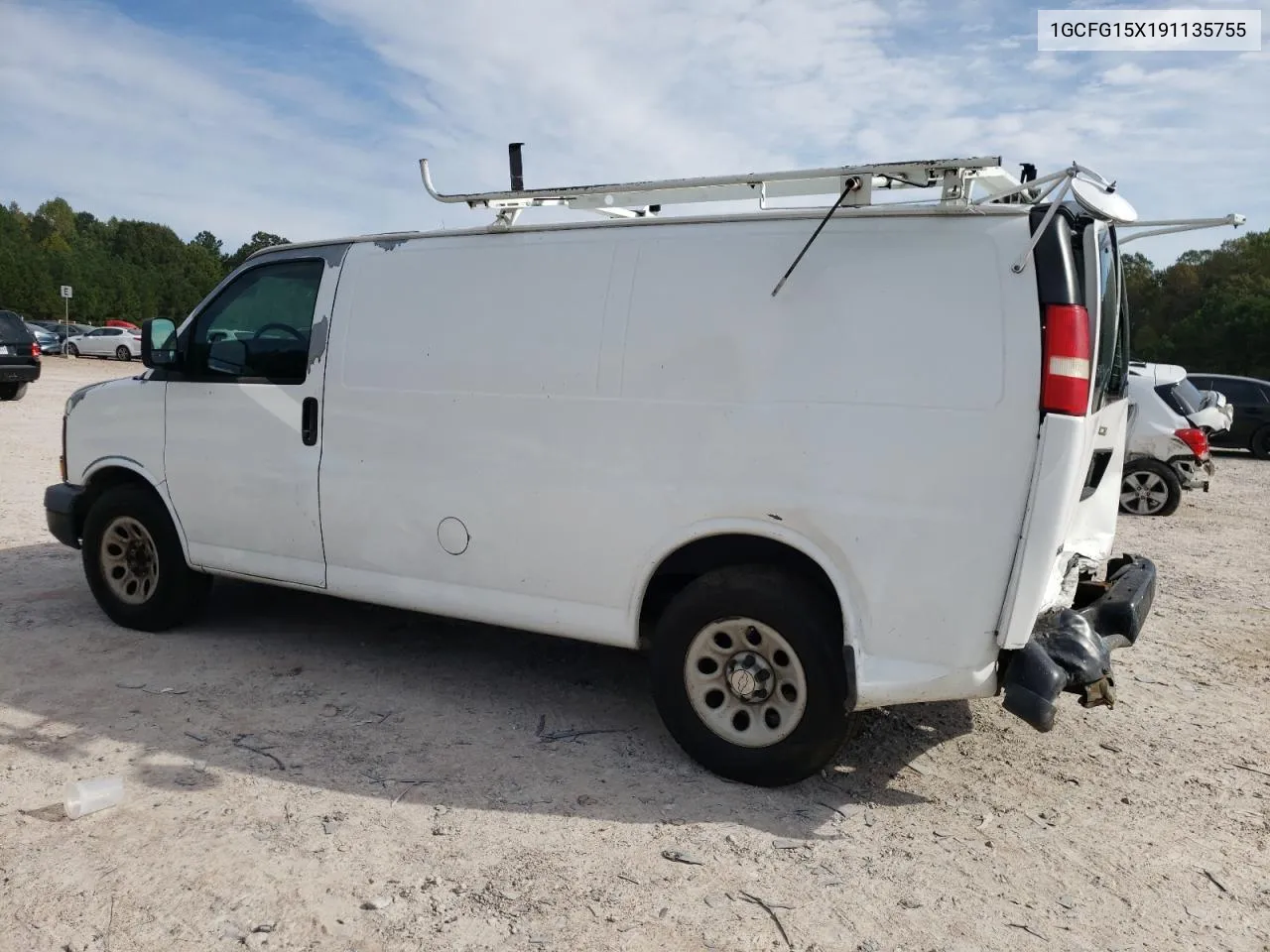 2009 Chevrolet Express G1500 VIN: 1GCFG15X191135755 Lot: 73110134