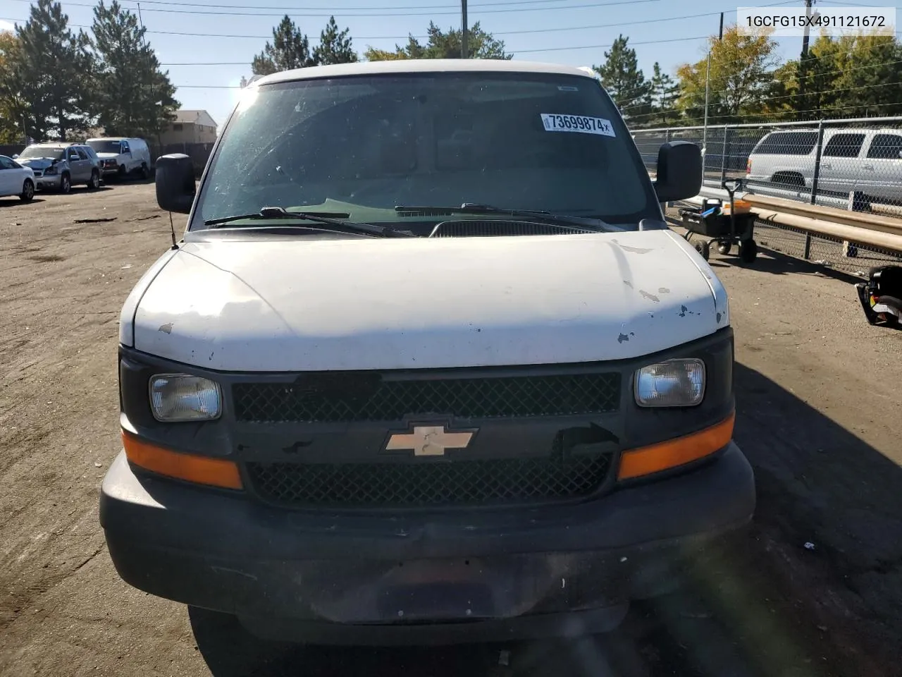 2009 Chevrolet Express G1500 VIN: 1GCFG15X491121672 Lot: 73699874