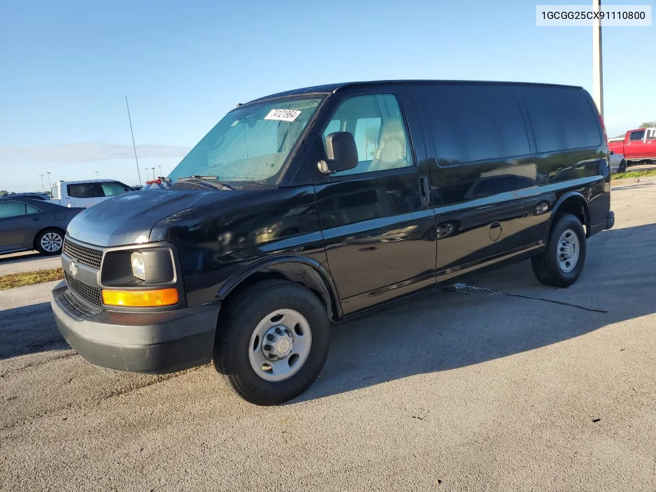 2009 Chevrolet Express G2500 VIN: 1GCGG25CX91110800 Lot: 74121964