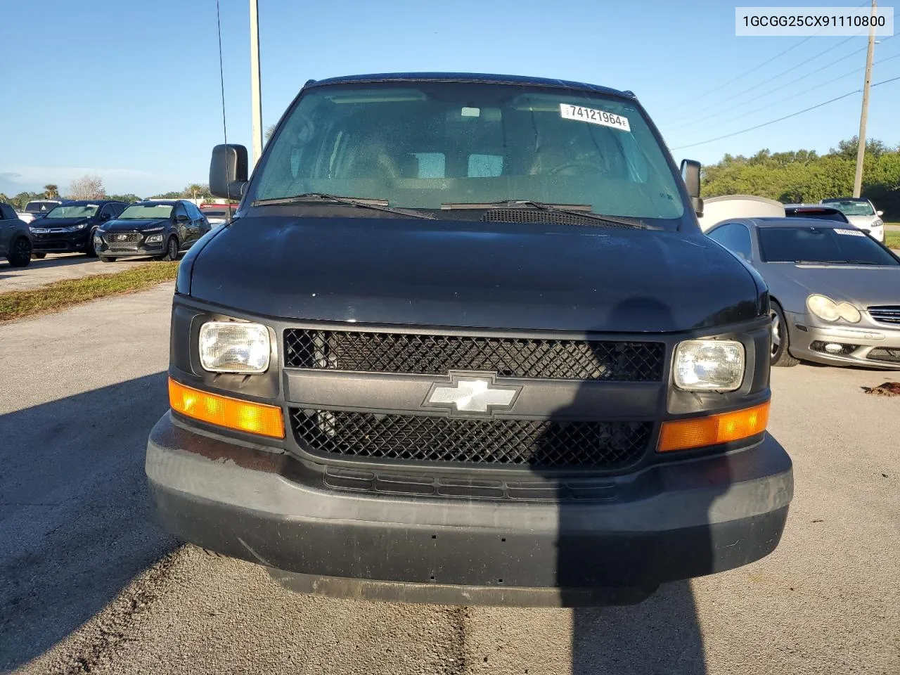 2009 Chevrolet Express G2500 VIN: 1GCGG25CX91110800 Lot: 74121964