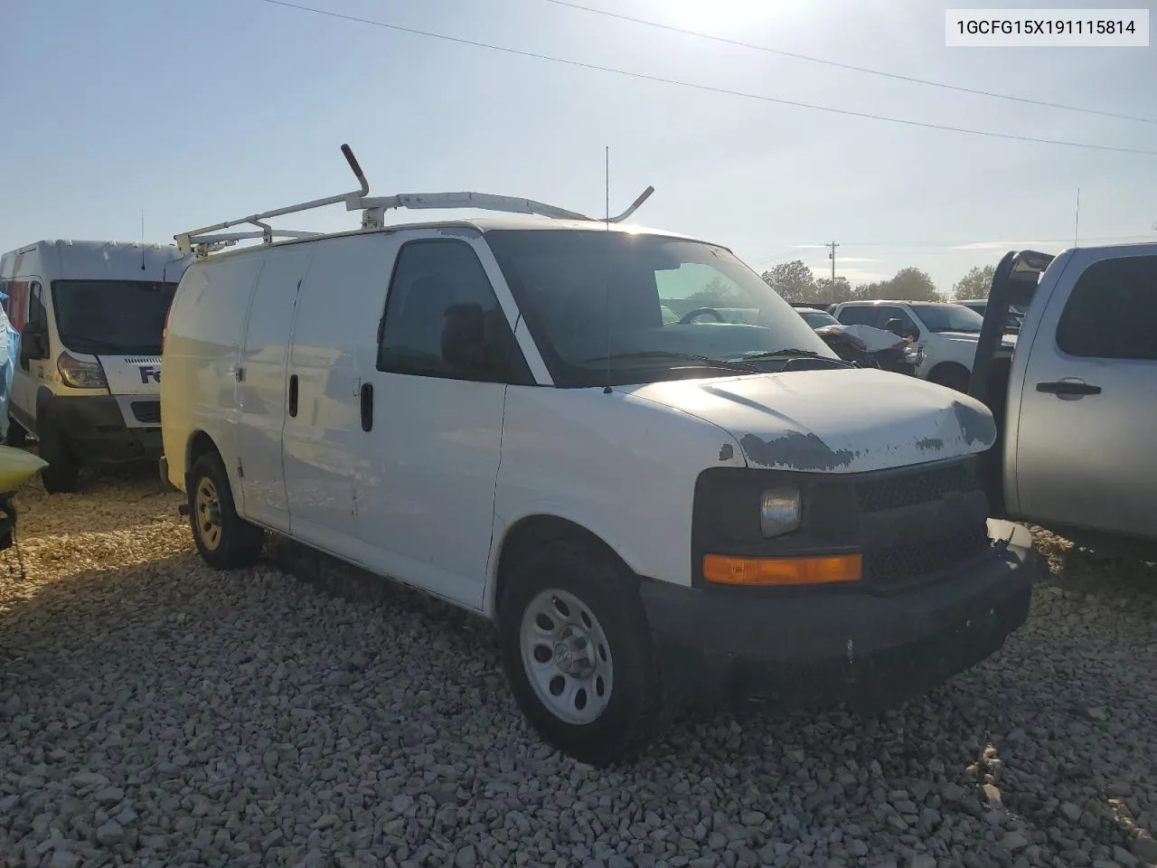 2009 Chevrolet Express G1500 VIN: 1GCFG15X191115814 Lot: 74177054