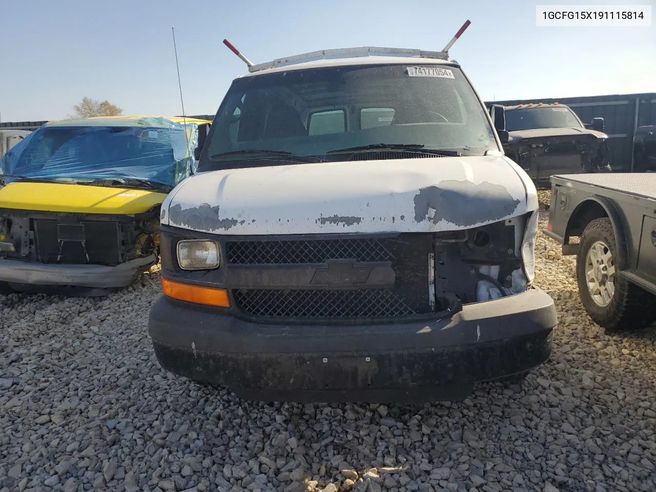 2009 Chevrolet Express G1500 VIN: 1GCFG15X191115814 Lot: 74177054