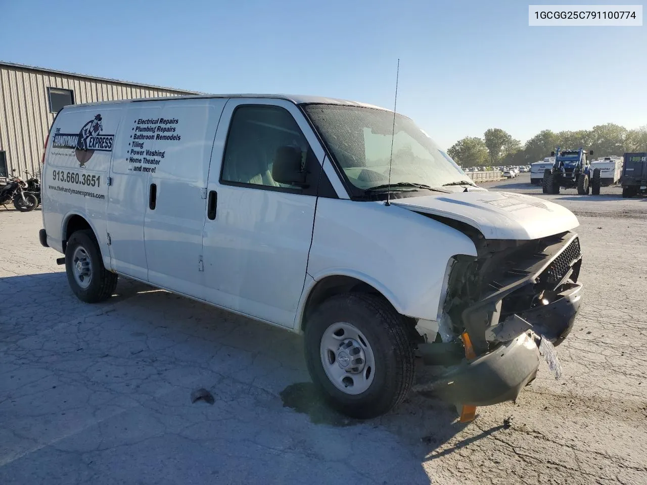 2009 Chevrolet Express G2500 VIN: 1GCGG25C791100774 Lot: 74506334