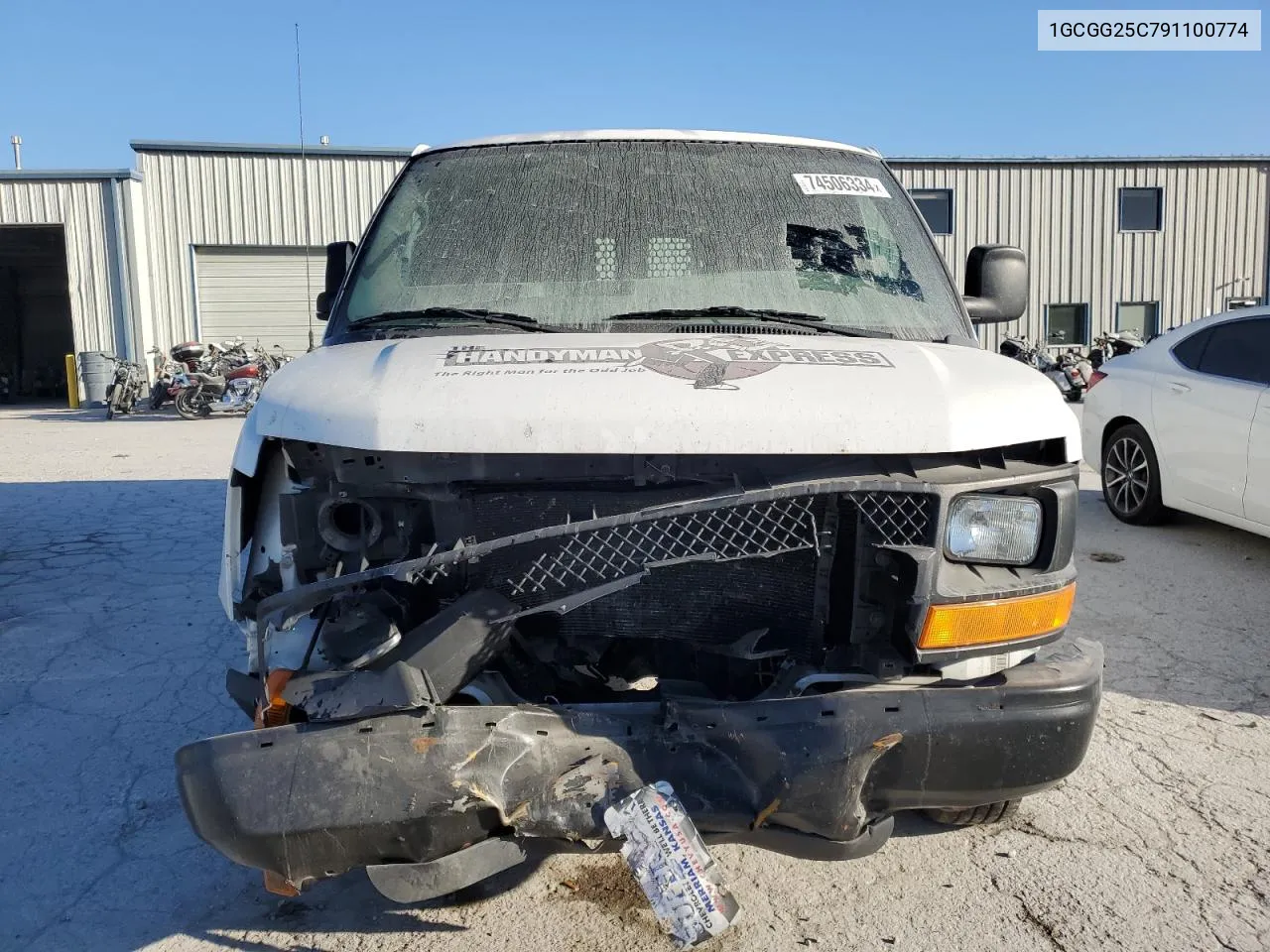 2009 Chevrolet Express G2500 VIN: 1GCGG25C791100774 Lot: 74506334