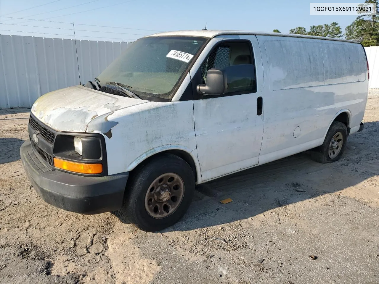 2009 Chevrolet Express G1500 VIN: 1GCFG15X691129031 Lot: 74855774