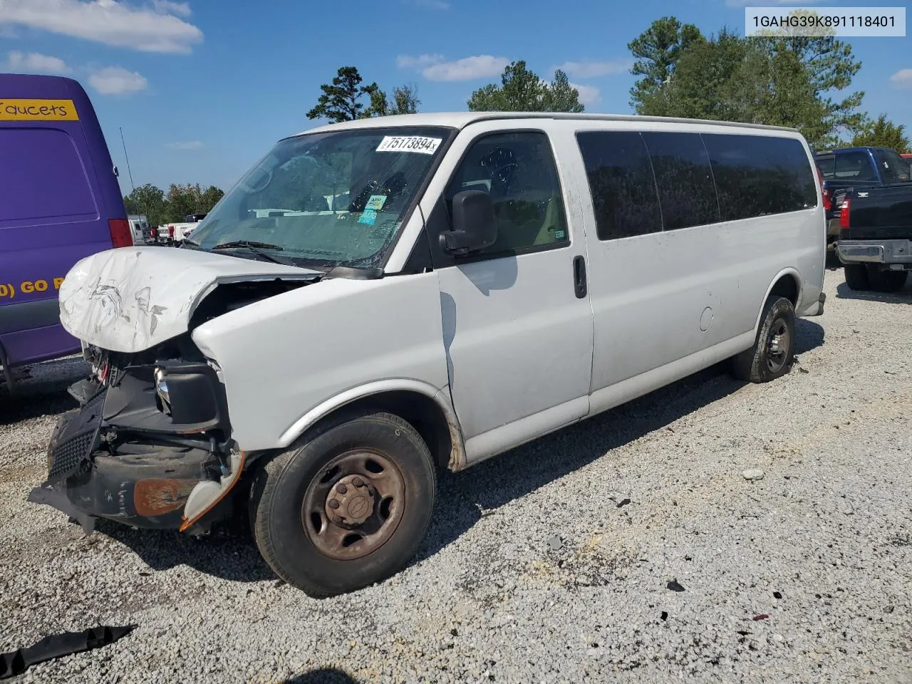 1GAHG39K891118401 2009 Chevrolet Express G3500